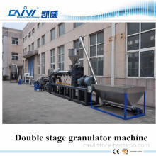 PE PP Double Stage Pelletizing Granulating Machine Line Manufacturer